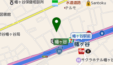 箕輪米店の地図画像