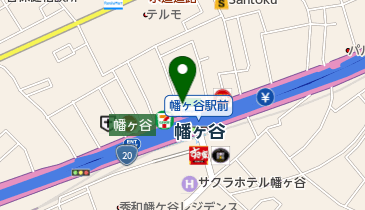 麻雀クラブ幡ケ谷の地図画像