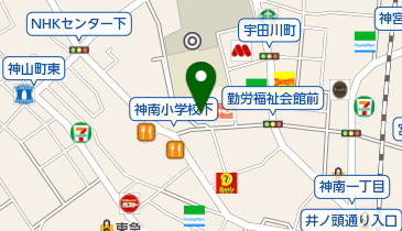 渋谷チェルシーホテルの地図画像