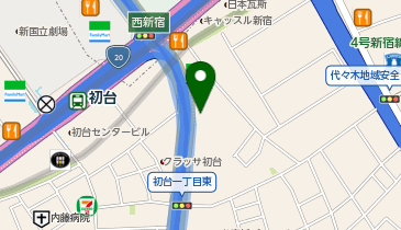 サウンドスタジオノア 初台店の地図画像