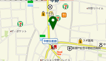 陽光園盲人自立センター治療室の地図画像