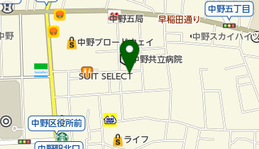 有限会社二都プロダクツの地図画像