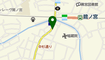 株式会社ニュースター楽器鷺宮店の地図画像