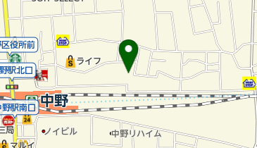 株式会社栢美の地図画像