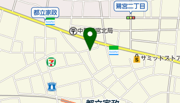 明治牛乳都立家政宅配センターの地図画像