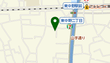 日本同盟基督教団中野教会の地図画像