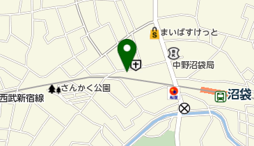 越川クリーニング店の地図画像