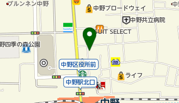 株式会社ダイワ靴店 中野店の地図画像