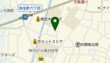 アサヌマコーポレーション株式会社 中野工場の地図画像