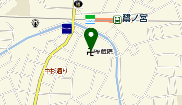福蔵院の地図画像