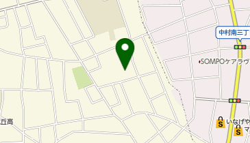 中野区 かみさぎこぶし園の地図画像