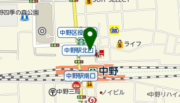 チケットワンの地図画像