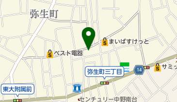 坂入商店の地図画像