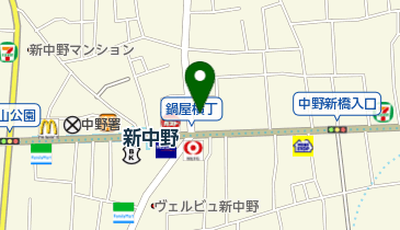 さぼてん デリカ新中野店の地図画像