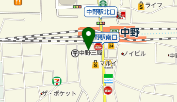 フカノ時計店の地図画像