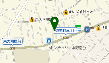 猪野塚動物病院の地図画像