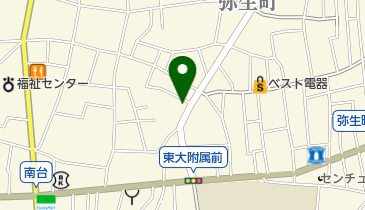 やよい動物病院の地図画像