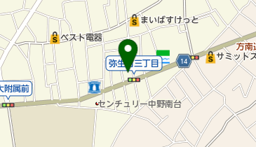 ギャル美容室の地図画像