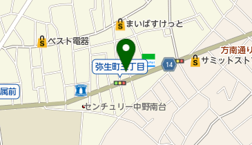 美容室サロン・ド・シルクの地図画像