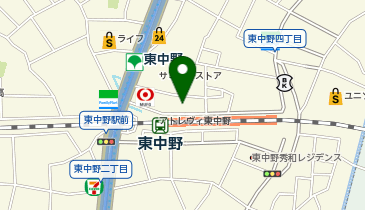 ブロッサム中野店の地図画像