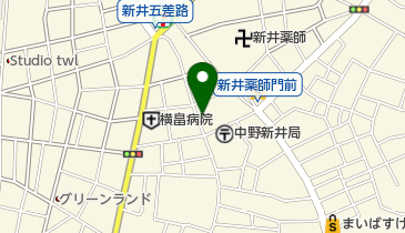 ポップビッグ美容室の地図画像
