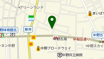 文具のサンワの地図画像