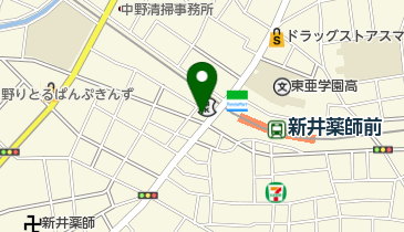 あらいやくし薬局の地図画像