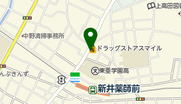 クリハラ薬局の地図画像