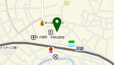 一の湯の地図画像