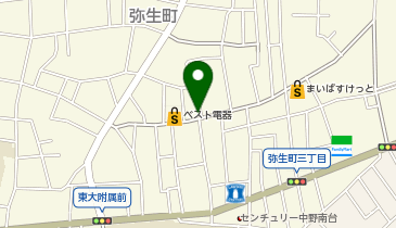 武田理容店の地図画像