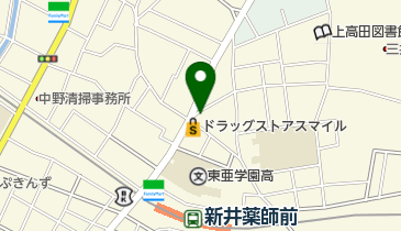 大國鮨新井薬師店の地図画像