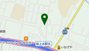 桜指圧治療院の地図画像