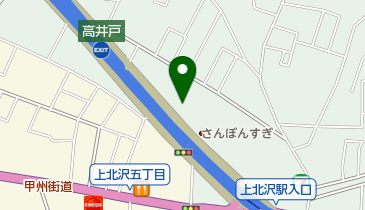 高井戸運送株式会社の地図画像