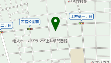 杉並区 四宮区民集会所の地図画像