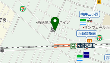 西荻フレンドリースクールの地図画像