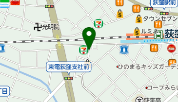 自在堂書道教室書楽会の地図画像