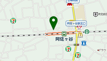 日本カイロプラクティックセンター阿佐ヶ谷の地図画像