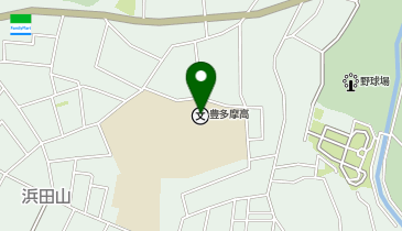 東京都立 豊多摩高等学校の地図画像