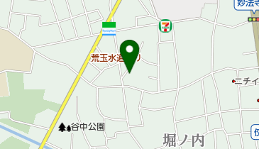 左内坂幼稚園の地図画像