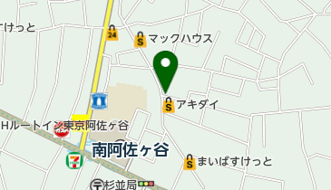 ページ・ワン 阿佐谷南店の地図画像
