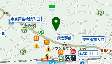 ロビンフット靴店の地図画像