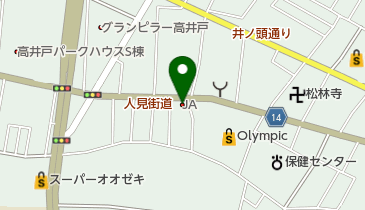 東京中央農協 高井戸支店の地図画像