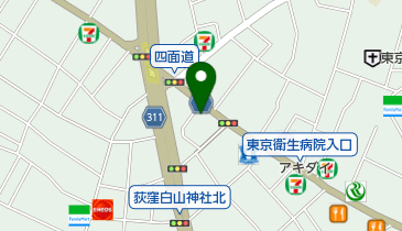 自然食品と雑貨の店ころの地図画像