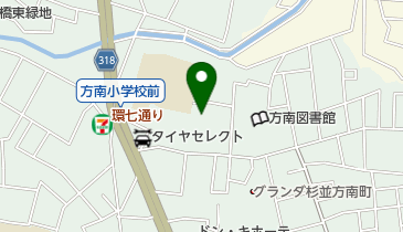 杉並区立 方南学童クラブの地図画像