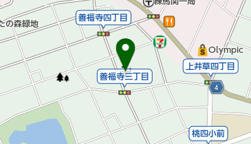 善福寺の地図画像