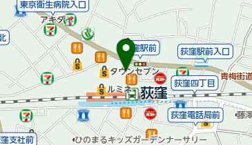 野村證券株式会社荻窪支店の地図画像