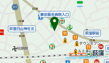 スナック藤の地図画像