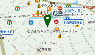 スナックほくろの地図画像