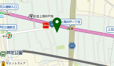 ペットの専門店コジマ 高井戸店の地図画像