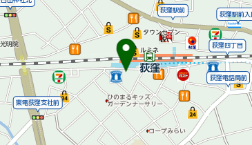 株式会社メガネドラッグ 荻窪店の地図画像